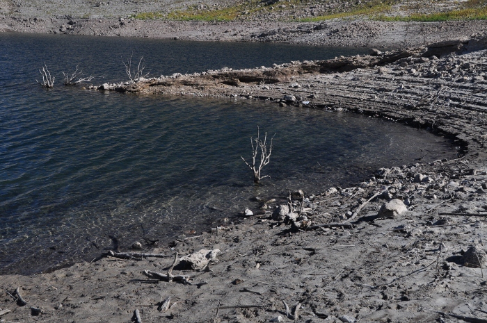 lake pleasant at low level
